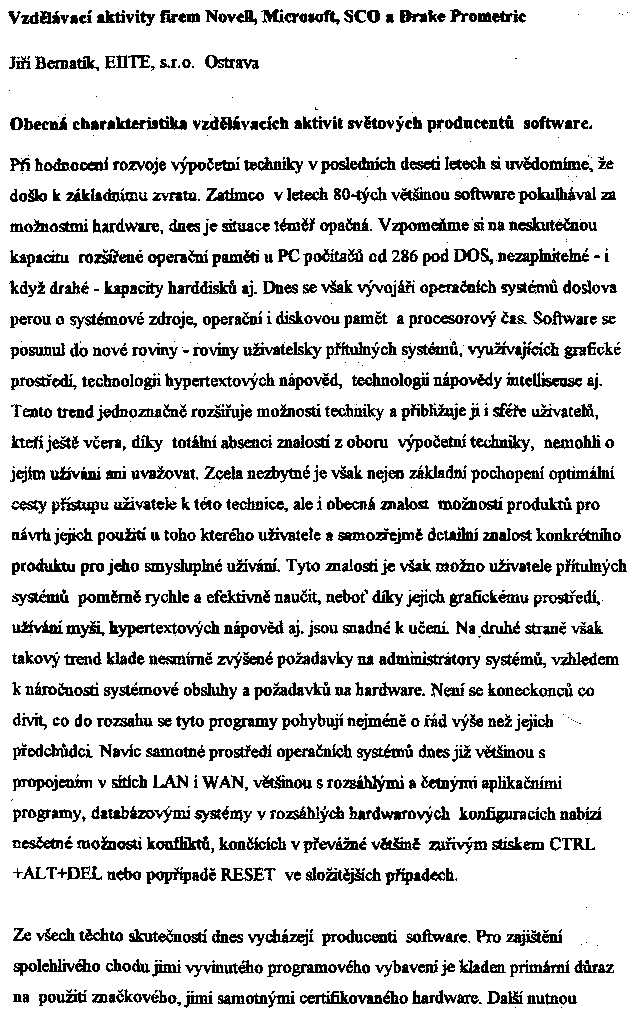 Obrázek stránky textu
