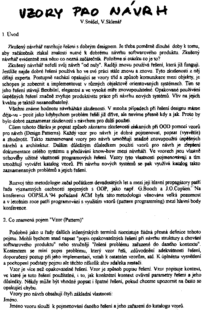 Obrázek stránky textu
