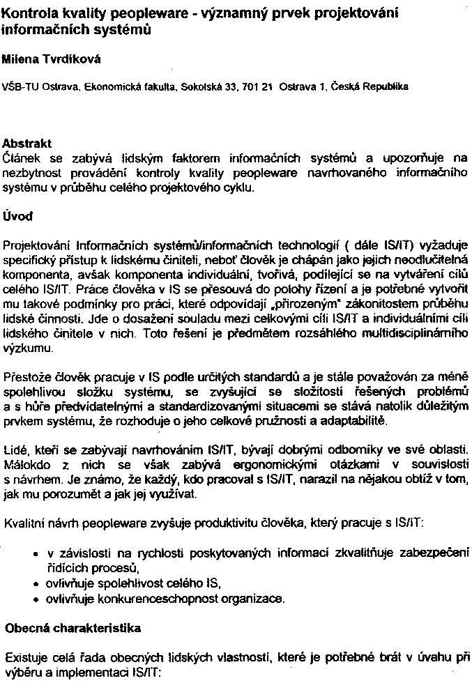 Obrázek stránky textu